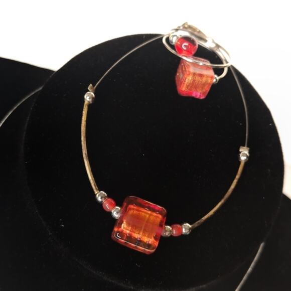 Silver Beaded Jewelry Set - Picture 2 of 10